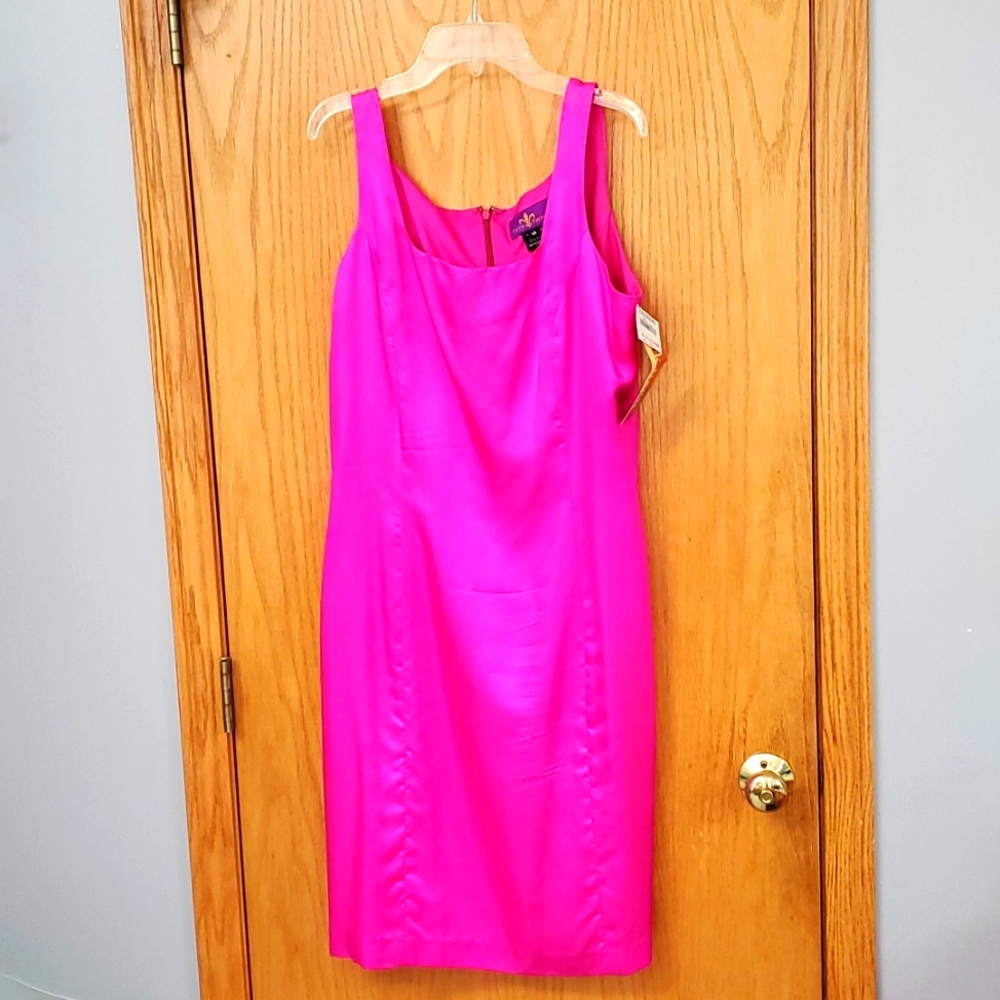 NWT Tutu French Hot Pink Sheath Dress